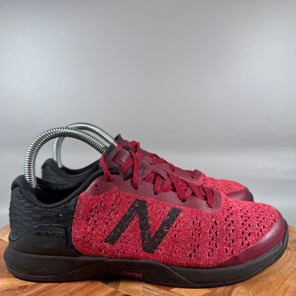 New Balance Minimus Prevail‎ Burgundy Black Training Shoes WXMPRVL1 Womens 7.5